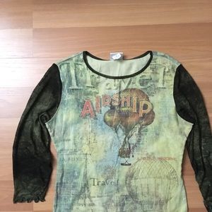 VINTAGE Fashion Bug Women’s Long Sleeve Shirt Trvl